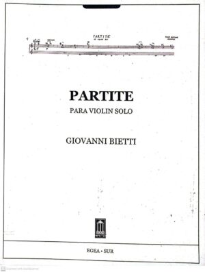 Partite, para violín solo